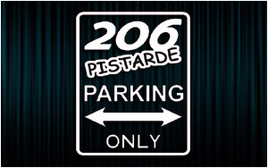 206 PISTARDE Parking only