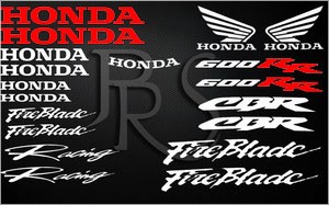 KIT stickers HONDA CBR 600 RR Fireblade  2 couleurs
