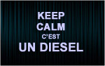 X1 Stickers Keep Calm diesel