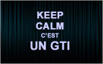 X1 Stickers Keep Calm GTI