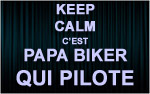 X1 Stickers Keep Calm biker