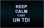 X1 Stickers Keep Calm TDI