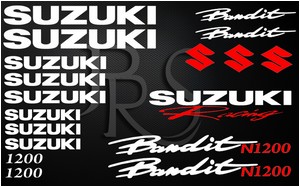 KIT stickers Suzuki BANDIT N1200  2 couleurs