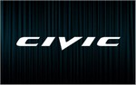 X2 stickers CIVIC (1) (Honda)