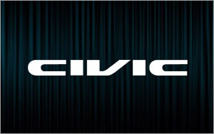X2 stickers CIVIC (2) (Honda)