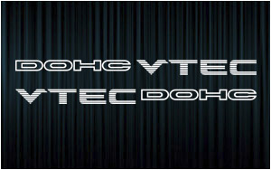 X2 Stickers DOHC VTEC (1)