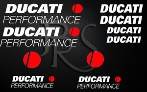 KIT stickers DUCATI PERFORMANCE 2 couleurs