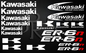 KIT stickers Kawasaki ER6N   2 couleurs