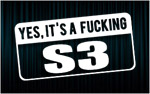 X2 stickers "Fucking S3"