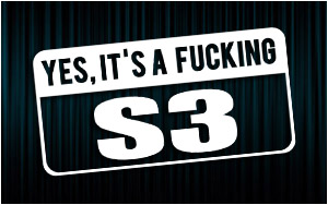 X2 stickers "Fucking S3"