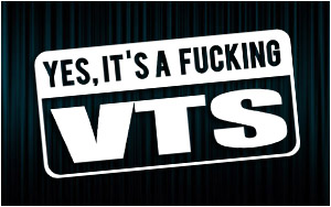 X2 stickers "Fucking VTS"