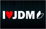 X2 Stickers I LOVE JDM (1)
