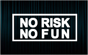 X2 Stickers NO Risk NO Fun