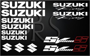 KIT stickers Suzuki SV 1000S  2 couleurs