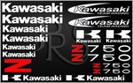 KIT stickers Kawasaki Z750  2 couleurs