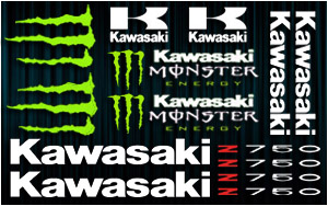 KIT stickers Kawasaki Z750 Monster
