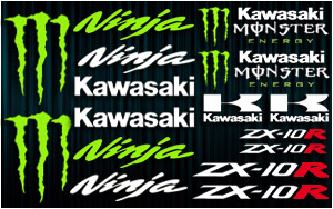 KIT stickers Kawasaki ZX-10R Monster